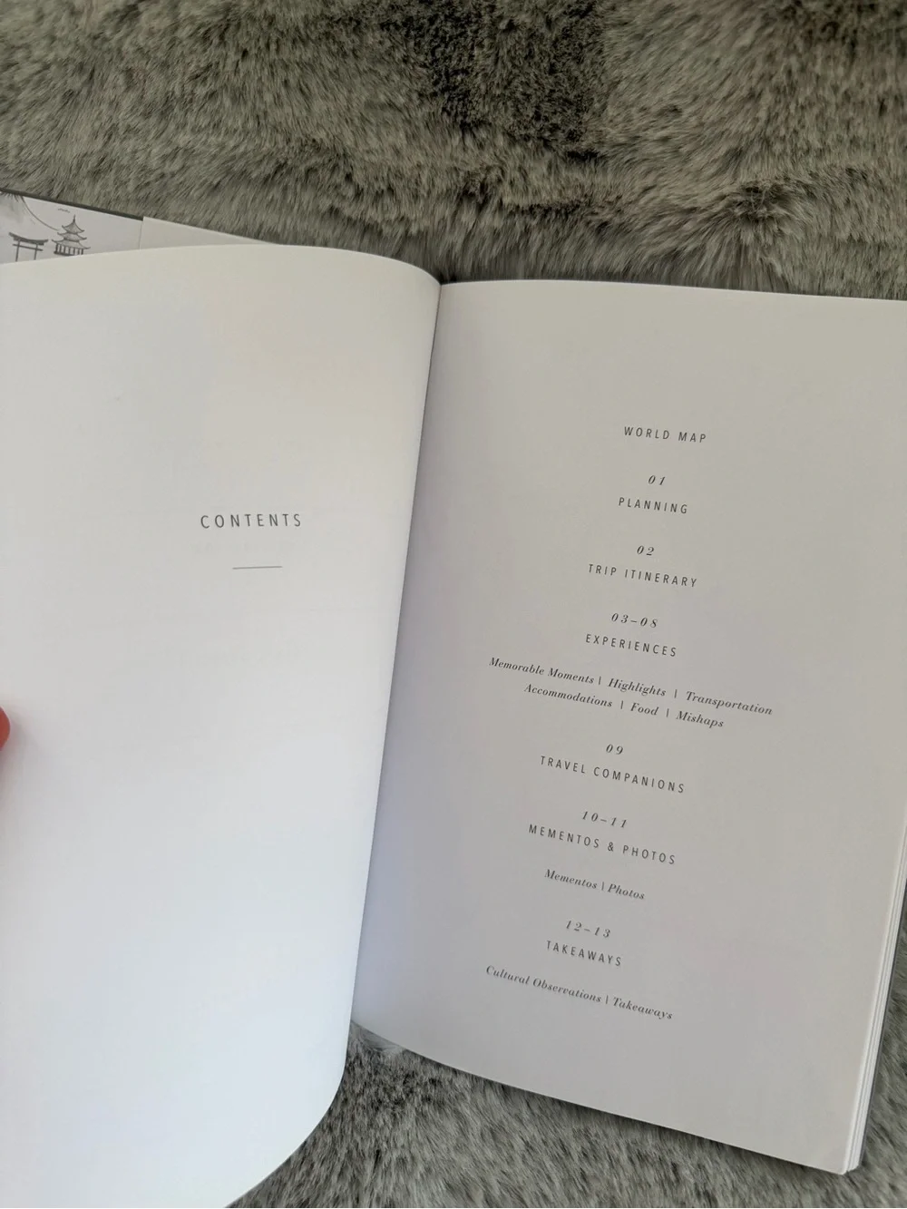 Gray Promptly Travel Journal new hardcover